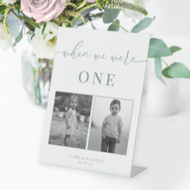 Signe De Table Sage Green Moderne Élégant Mariage Age Numéro de t