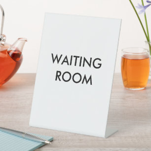 Signe De Table Salle d'attente