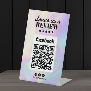 Signe De Table Salon des cheveux holographique Facebook Avis Qr C