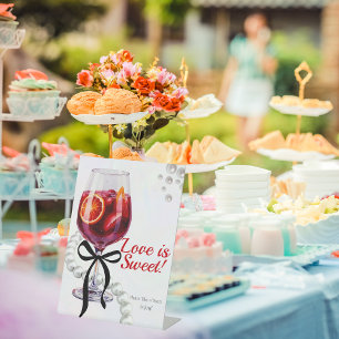 Signe De Table Sangria & Sass "L'amour est doux"