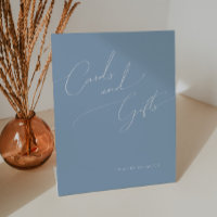 Script Whimsical | Cartes et cadeaux Dusty Blue