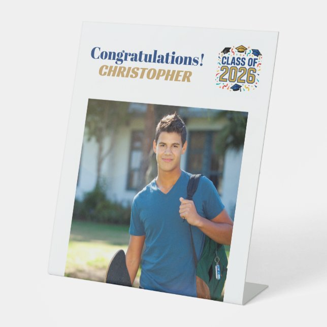 Signe De Table Senior Graduation Class of 2026 (Recto)