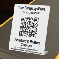 Services de plomberie et de chauffage QR Code Desi