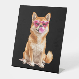 Signe De Table Shiba Inu