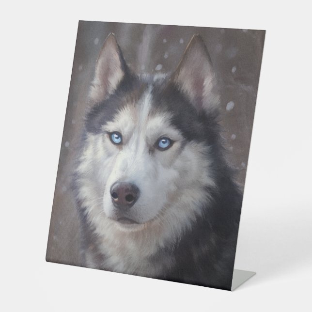 Signe De Table Sibérien Husky (Recto)