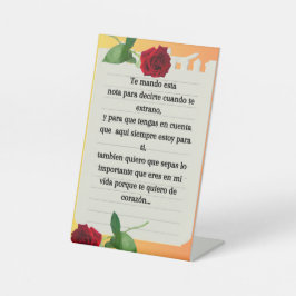 Signe De Table Siempre a tu lado