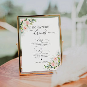Signe De Table Signal Boissons Signal Roses Roses Roses Roses Ros