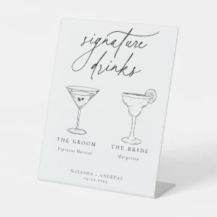 Signe De Table Signature contemporaine Boissons Signal Pedestal