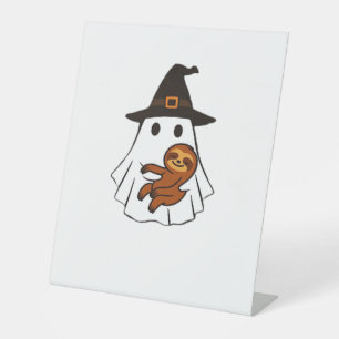 Signe De Table Sloth Halloween Ghost Witch Casquettes Amoureux de