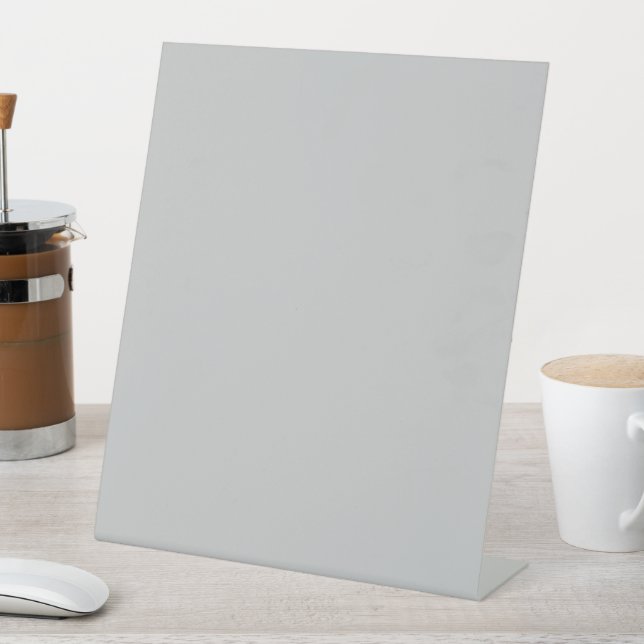 Signe De Table Soft Pale Gray Geometric (In SItu)