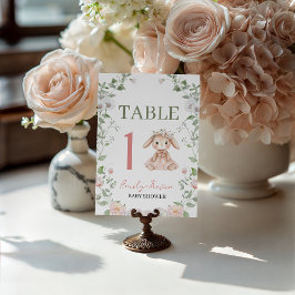 Signe De Table Some Bunny Baby Shower Invitation