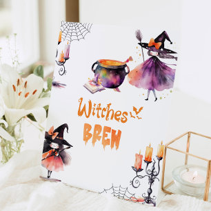 Signe De Table Sorcières Brew fête d'Halloween