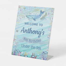Signe De Table Sous la mer Tout âge Anniversaire Bienvenue
