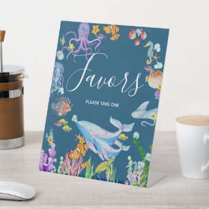 Signe De Table Sous les Sea Favors