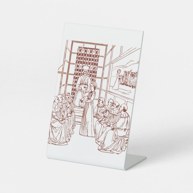 Signe De Table St Catherine s'oppose aux universitaires par Masol (Recto)