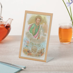 Signe De Table St. Joseph d'une carte de pèlerinage (B 01)