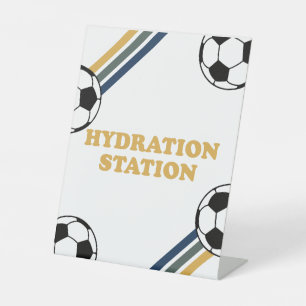 Signe De Table Station de boisson d'hydratation d'anniversaire de