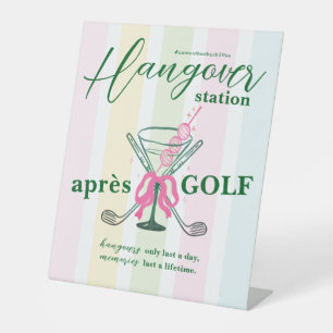 Signe De Table Station de désintoxication après-golf pour l'enter