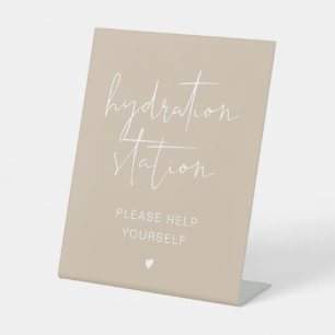 Signe De Table Station d'hydratation en crème beige INDIE Bohemia