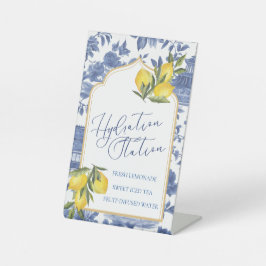 Signe De Table Station d'hydratation - Lemon Chic-tique Chinoiser
