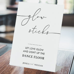 Signe De Table Stick Lumineuse Moderne Mariage Laisser l'amour si