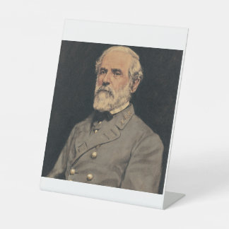 Signe De Table Sticker Carré du général Robert E. Lee