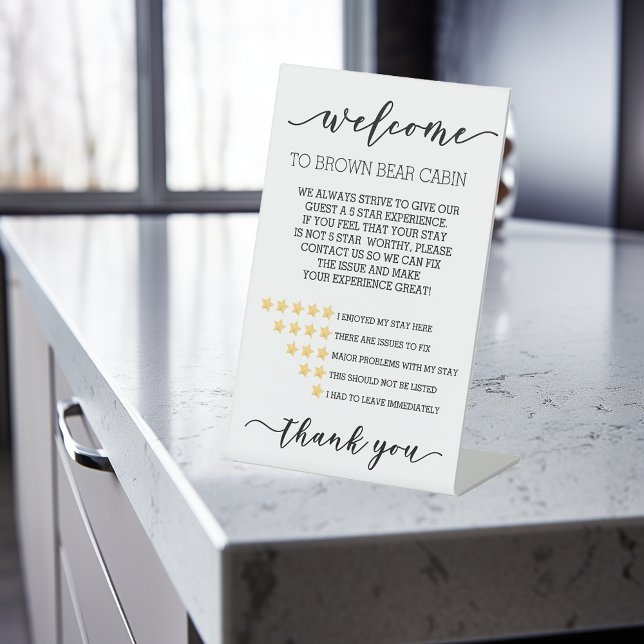 Signe De Table STR Système de cotation des locations de courte du (Créateur téléchargé)