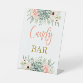 Signe De Table Succulents Candy Bar