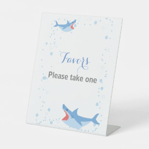 Signe De Table Summer Pool Party Shark Float Livre d'or