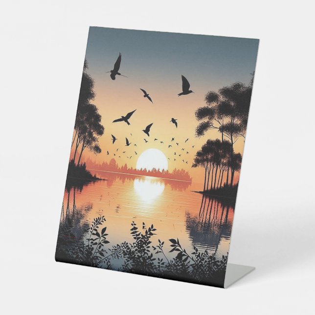 Signe De Table Sunset Serenity (Recto)