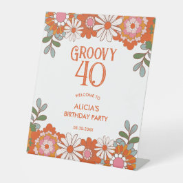 Signe De Table Super classique Hippie Flora Leaf Anniversaire