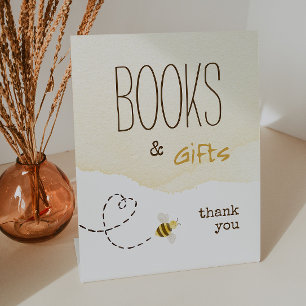 Signe De Table Sweet Bumble Bee Baby showers Livres et Cadeaux