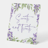 Sweets & Traitements Modern Floral Script Mariage 