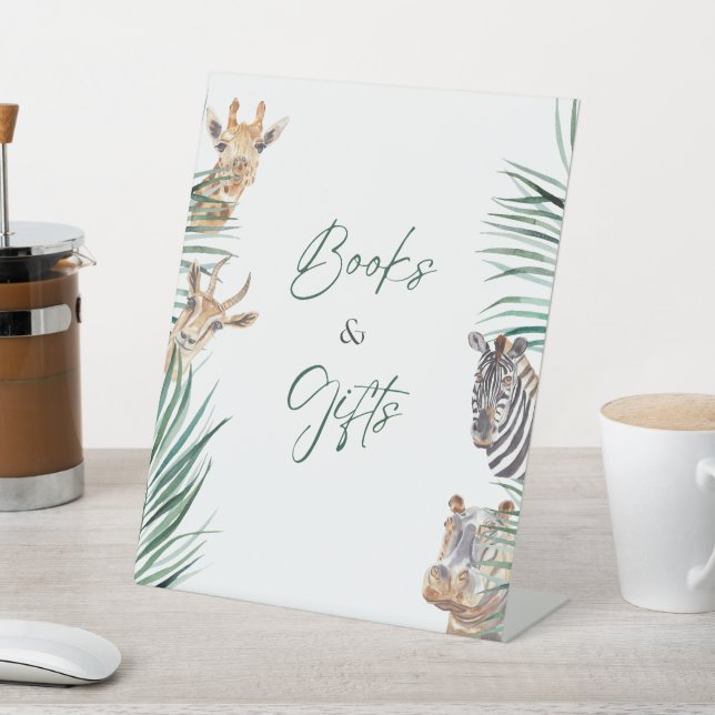 Signe De Table Symbole Boy Safari Jungle Baby shower (In SItu)