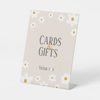 Signe De Table Symbole Daisy 1er Anniversaire Cartes et Cadeaux