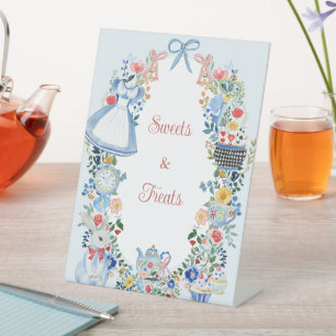 Signe De Table Symbole d'Alice Whimsical au pays des merveilles