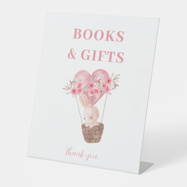 Signe De Table Symbole de Bunny Hearts Little Valentine Livres &  (Recto)