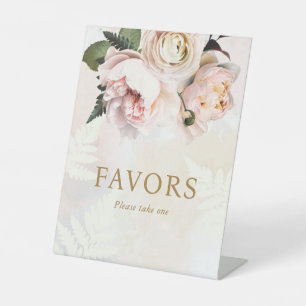 Signe De Table Symbole de Fête des mariées florale rose préféré