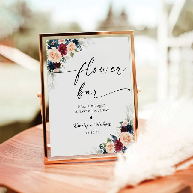 Signe De Table Symbole de la barre des fleurs de la Bourgogne (Créateur téléchargé)