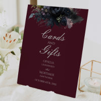 Symbole de mariage et cadeaux floraux gothiques fo