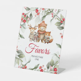 Signe De Table Symbole de Noël Animaux de bois Baby shower Faveur