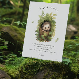 Signe De Table SYMBOLE DE RÂLE DE HASARD Aquarellé