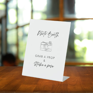 Signe De Table Symbole du Mariage de la cabine photo