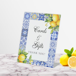 Signe De Table Symbole du Piédestal de la Côte d'Amalfi