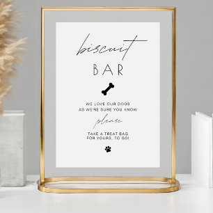 Signe De Table Symbole Mariage moderne Biscuit Bar Animaux de com