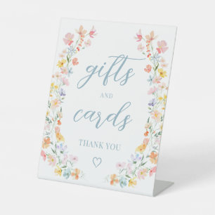 Signe De Table Symbole Pastel Meadow Flower Wedding Cadeaux et Ca