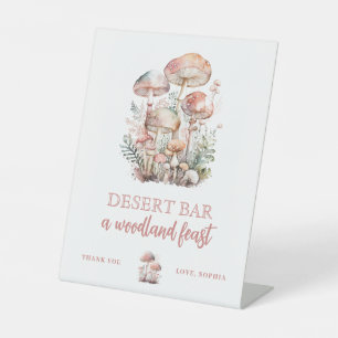 Signe De Table Symbole personnalisé pour l'anniversaire rose pâle