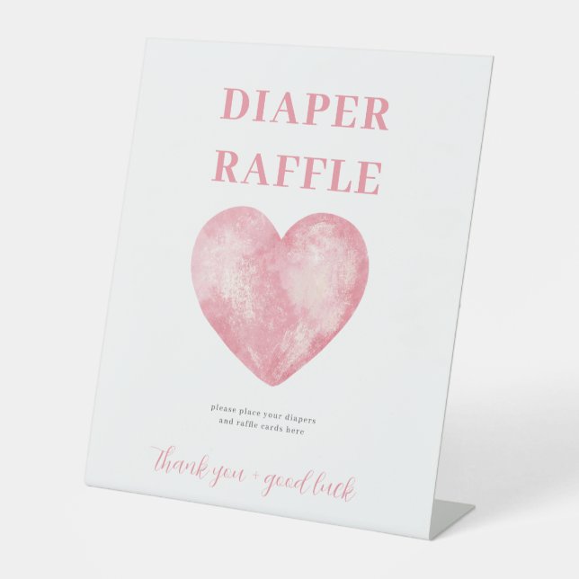 Signe De Table Symbole Petit Coeur Rose Saint Valentin (Recto)