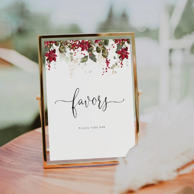 Signe De Table Symbole rouge de Noël des faveurs (Créateur téléchargé)