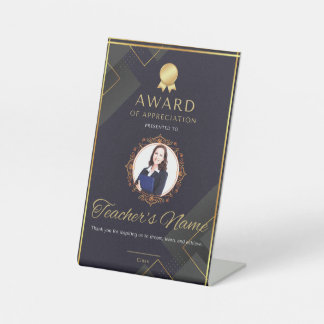 Signe De Table Symbole spécial de la Journée de l'enseignant